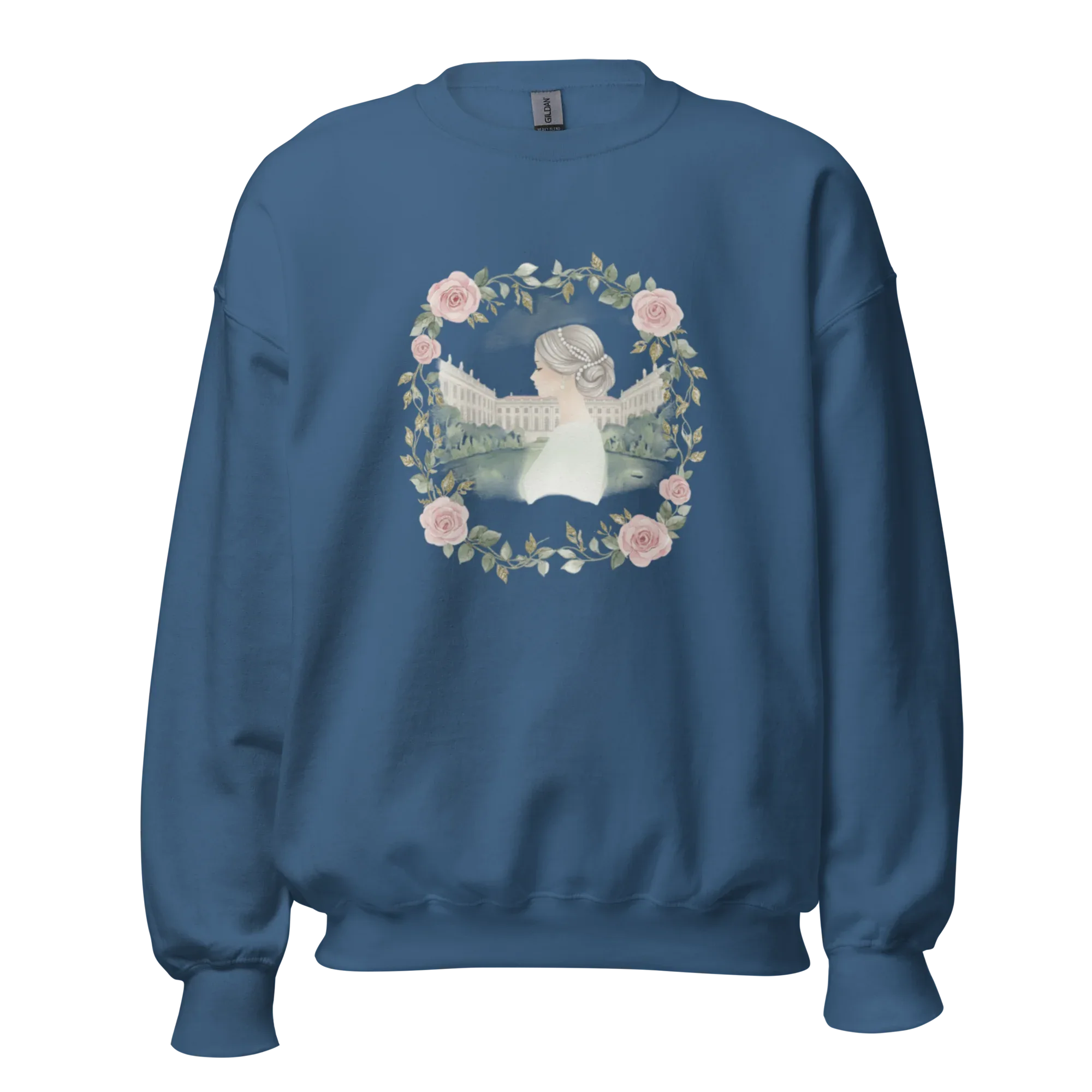 ROSENWREATH women’s sweatshirt - Red / S - Printoo Shop - 4067492_5442