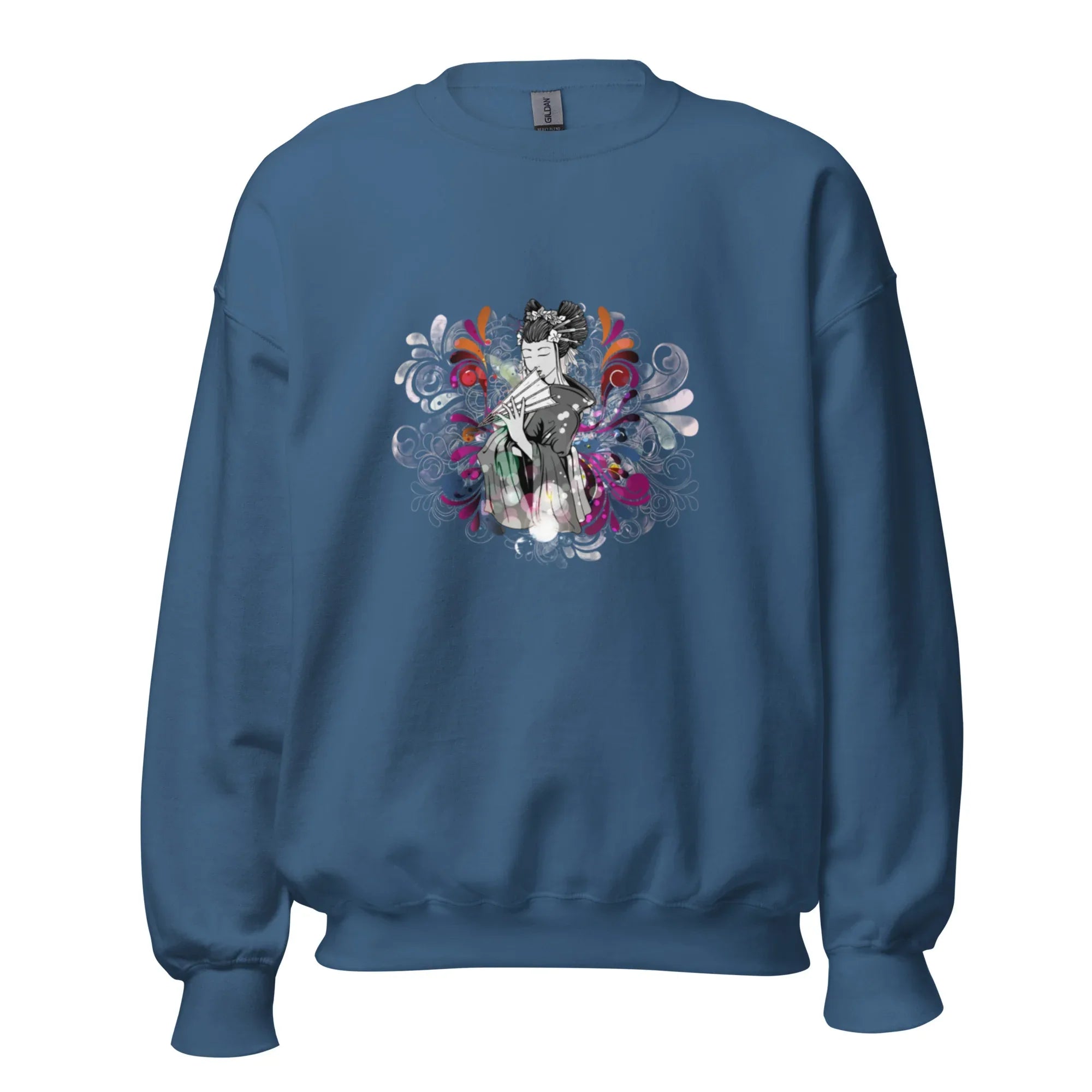 ARTISTIC GEISHA women’s sweatshirt - Red / S - Printoo Shop - 4216301_5442