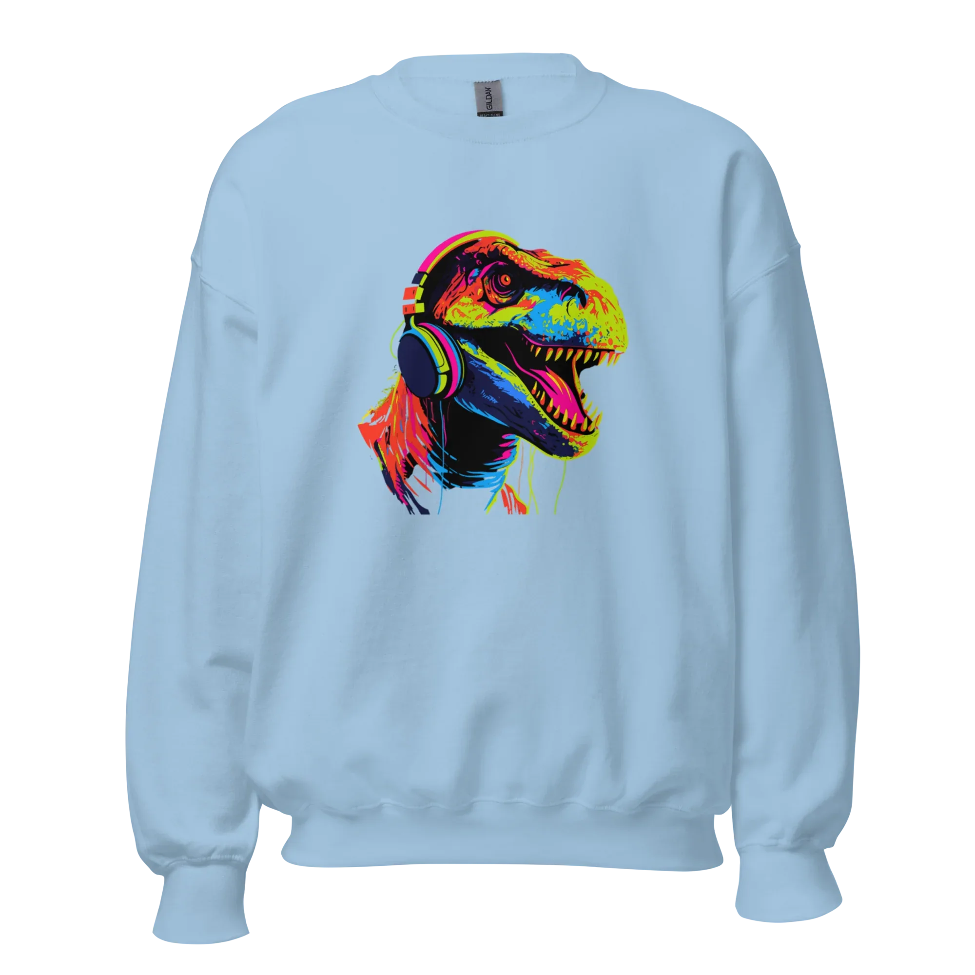 NEON REX women’s sweatshirt - Red / S - Printoo Shop - 5554406_5442