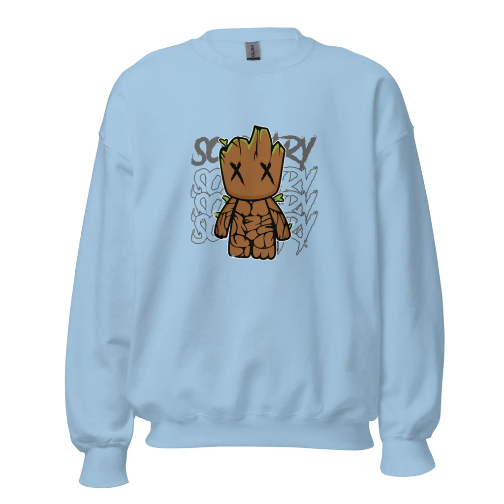 MYSTIC WOODEN GUARDIAN women’s sweatshirt - Light Blue / S - Printoo Shop - 8289018_7860
