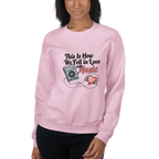 Cassette Love women’s sweatshirt - Carolina Blue / S - Printoo Shop - 4976005_20594