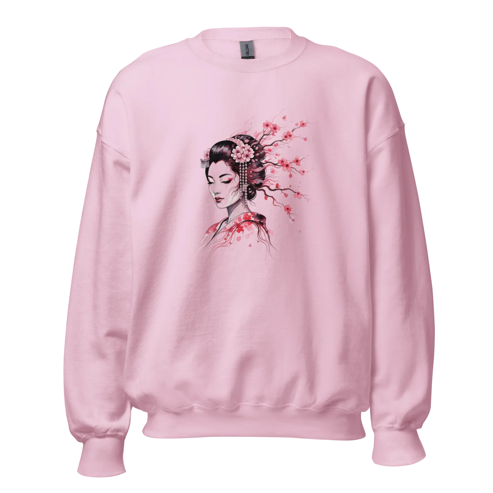 Cherry Blossom Serenity women’s sweatshirt - Red / S - Printoo Shop - 6030039_5442