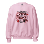 INNER POWER women’s sweatshirt - Military Green / S - Printoo Shop - 2071741_13005