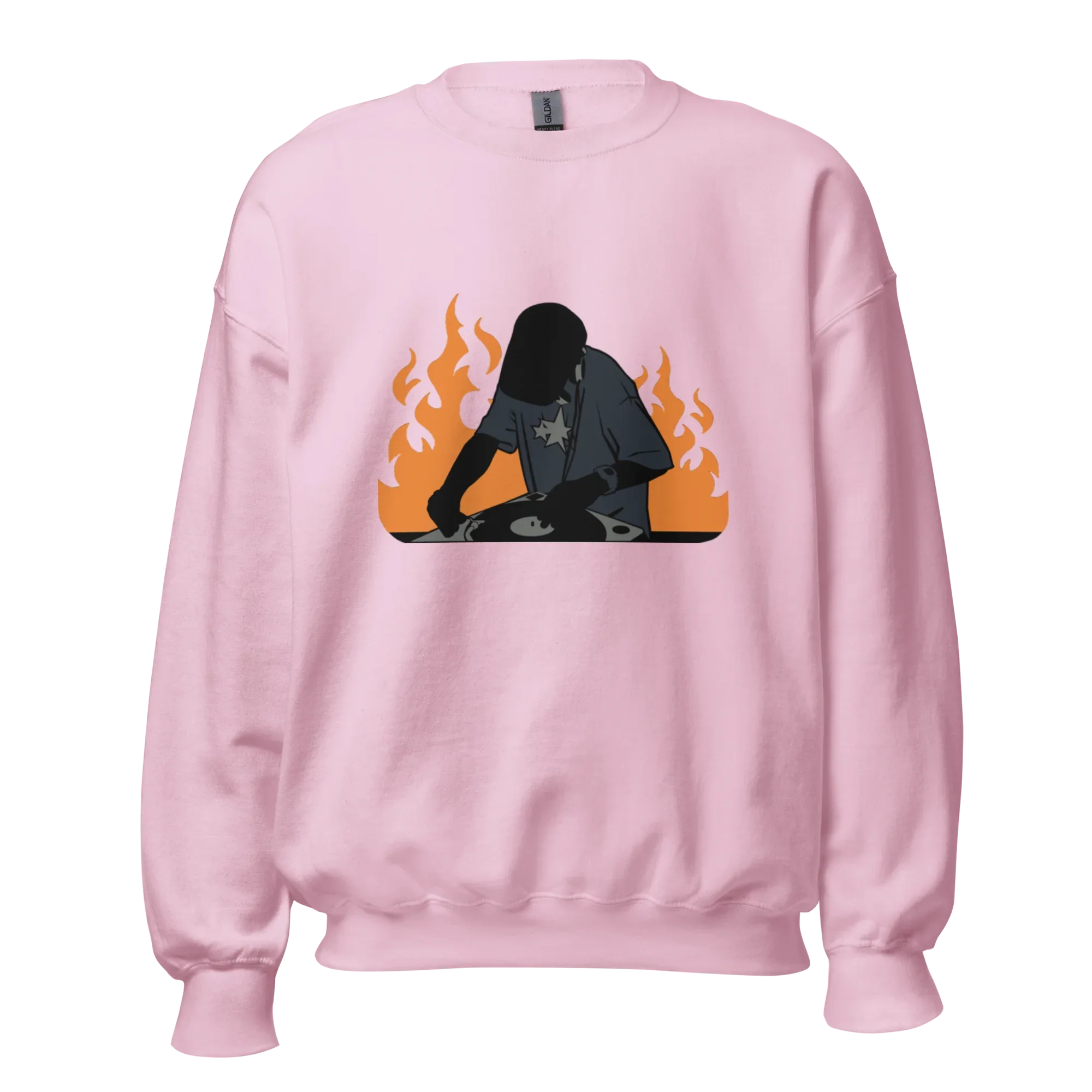 FLAME SET women’s sweatshirt - Sand / S - Printoo Shop - 7812382_16876