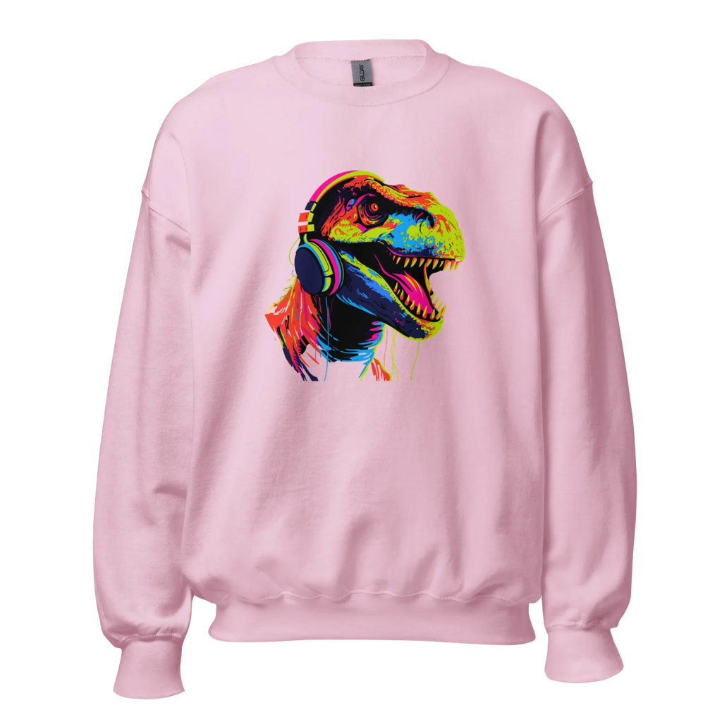 NEON REX women’s sweatshirt - Red / S - Printoo Shop - 5554406_5442