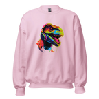 NEON REX women’s sweatshirt - Red / S - Printoo Shop - 5554406_5442