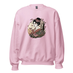 ELEGANT GEISHA ART women’s sweatshirt - Red / S - Printoo Shop - 3706938_5442