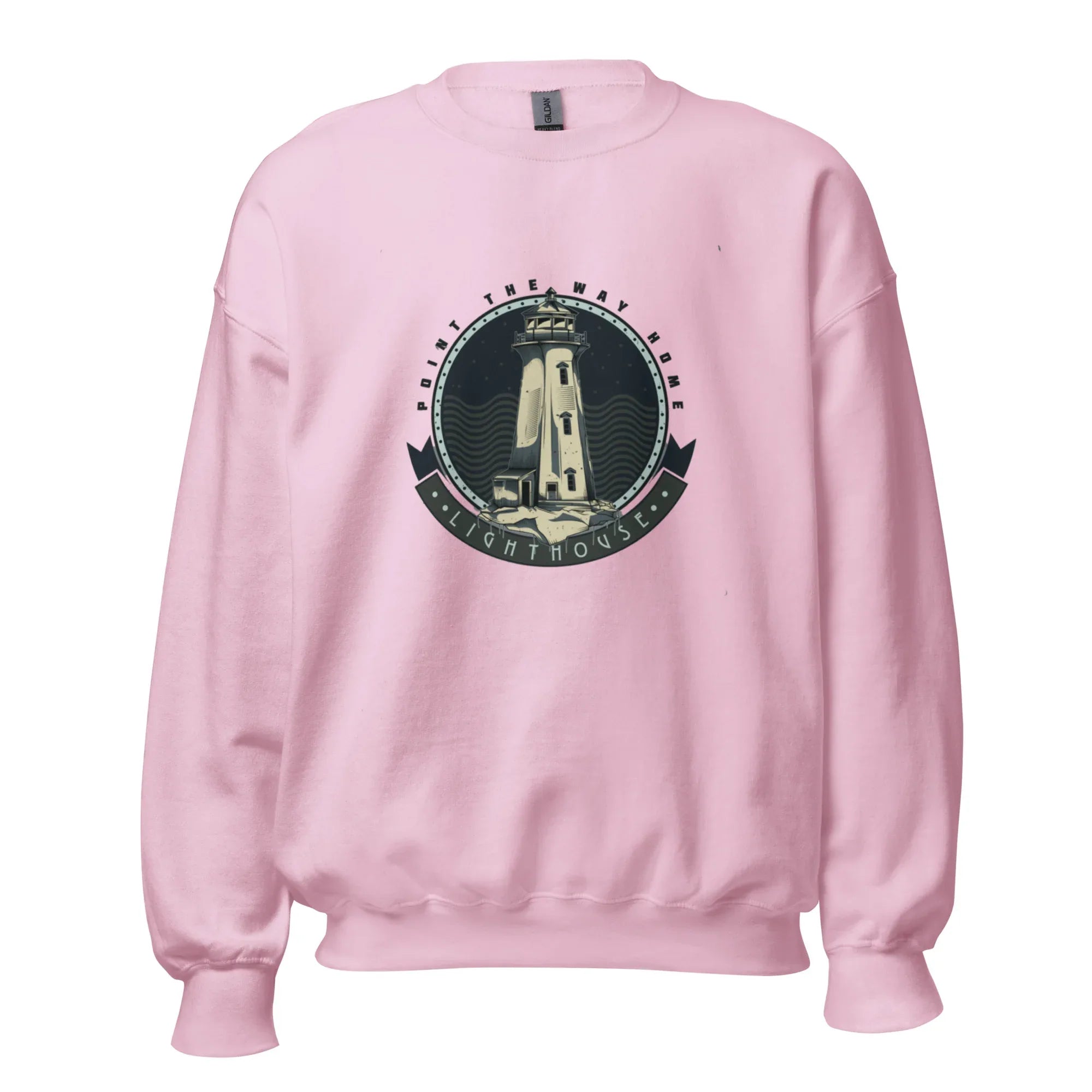 POINT THE WAY HOME women’s sweatshirt - Red / S - Printoo Shop - 4956098_5442