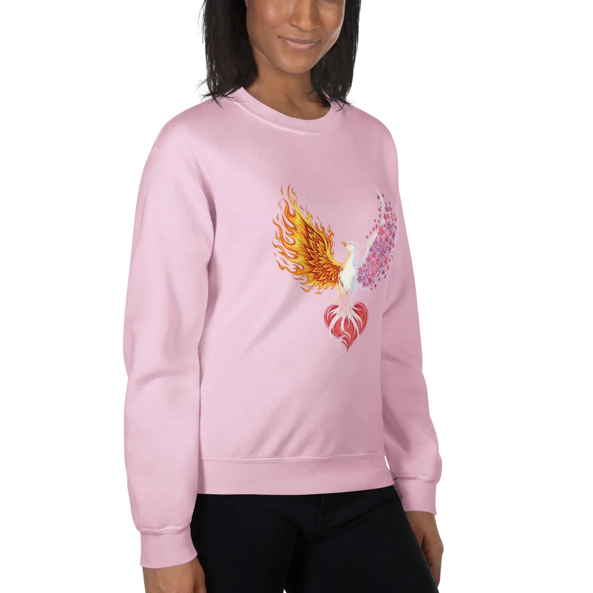 REBORN women’s sweatshirt - Red / S - Printoo Shop - 4339253_5442