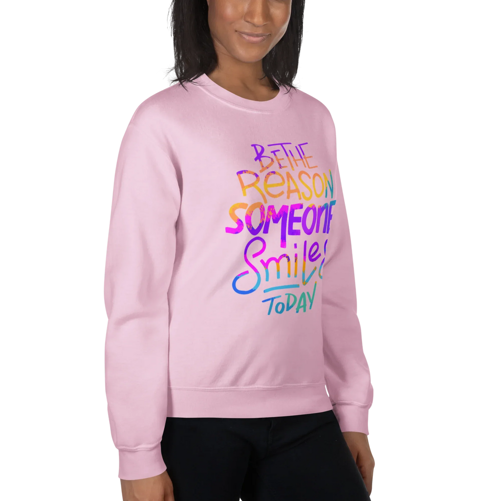 SMILE REASON women’s sweatshirt - Red / S - Printoo Shop - 9484834_5442