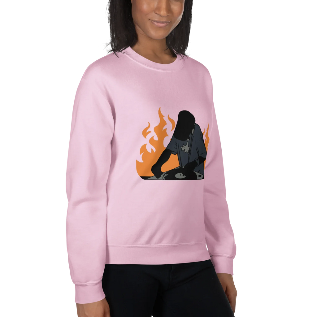 FLAME SET women’s sweatshirt - Sand / S - Printoo Shop - 7812382_16876