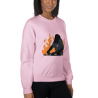 FLAME SET women’s sweatshirt - Sand / S - Printoo Shop - 7812382_16876