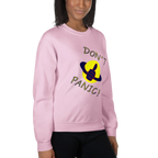 DON’T PANIC! women’s sweatshirt - Red / S - Printoo Shop - 8877909_5442