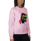 NEON REX women’s sweatshirt - Red / S - Printoo Shop - 5554406_5442