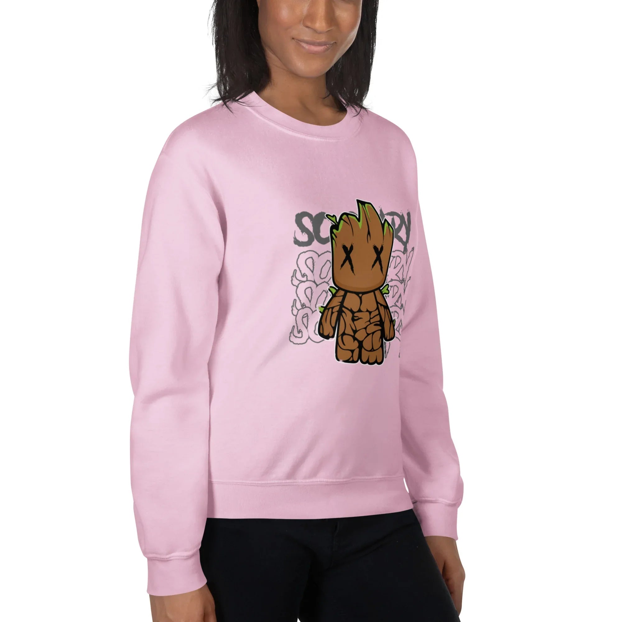 MYSTIC WOODEN GUARDIAN women’s sweatshirt - Light Blue / S - Printoo Shop - 8289018_7860