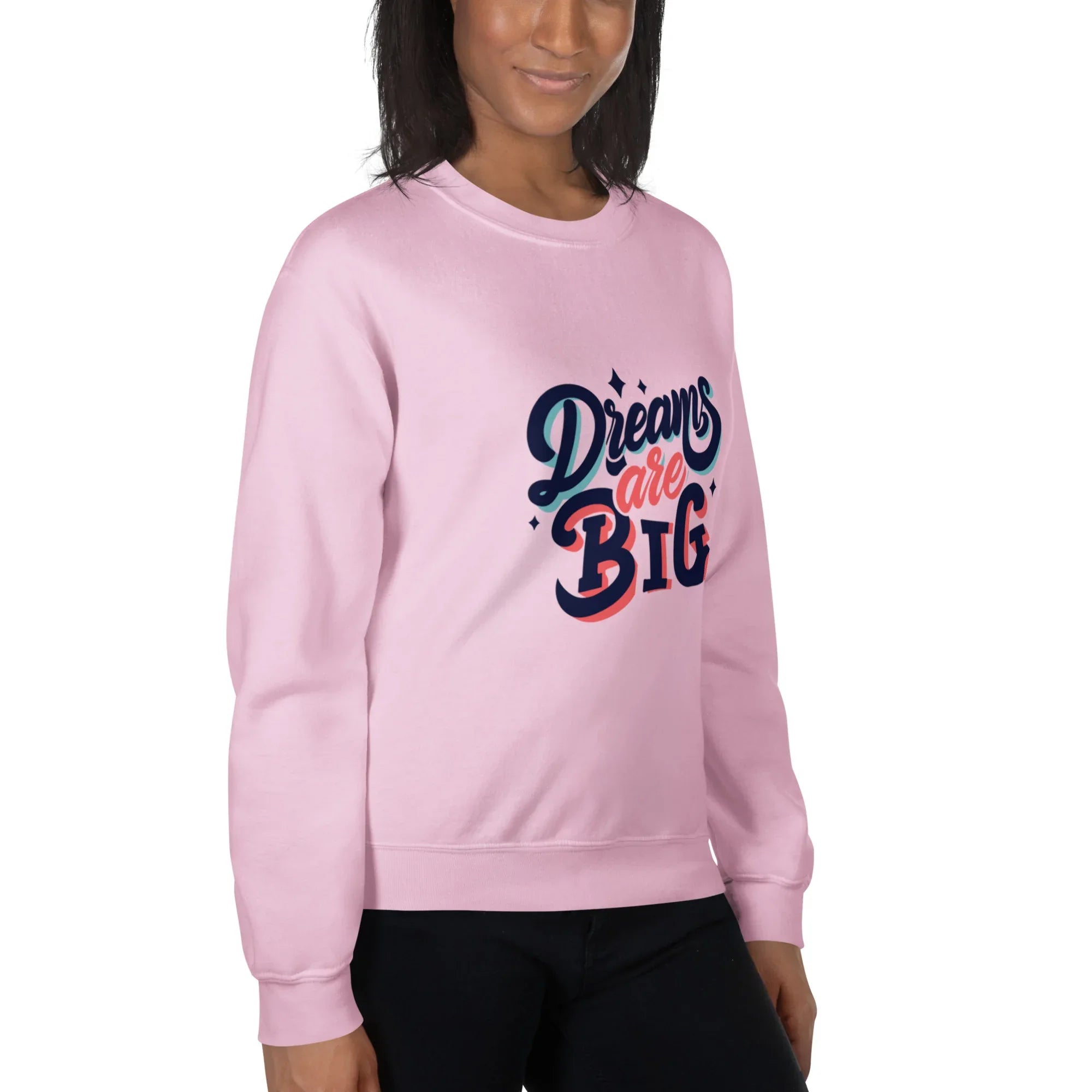 BOLD DREAMER women’s sweatshirt - Red / S - Printoo Shop - 9968810_5442