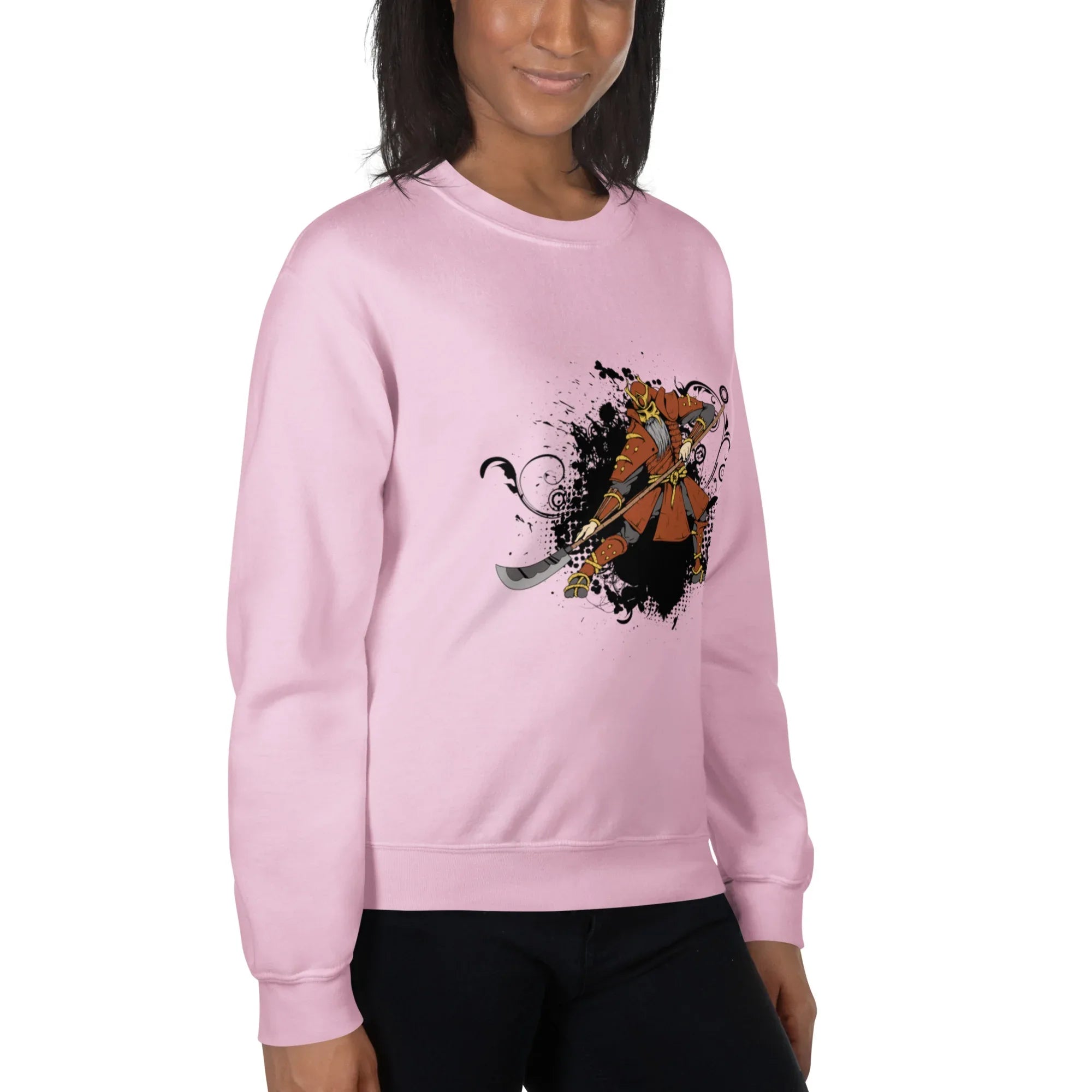 SAMURAI LEGEND women’s sweatshirt - Red / S - Printoo Shop - 7120673_5442