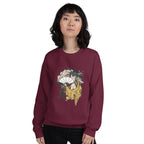 ELEGANCE OF THE EAST women’s sweatshirt - Black / S - Printoo Shop - 8986752_5434