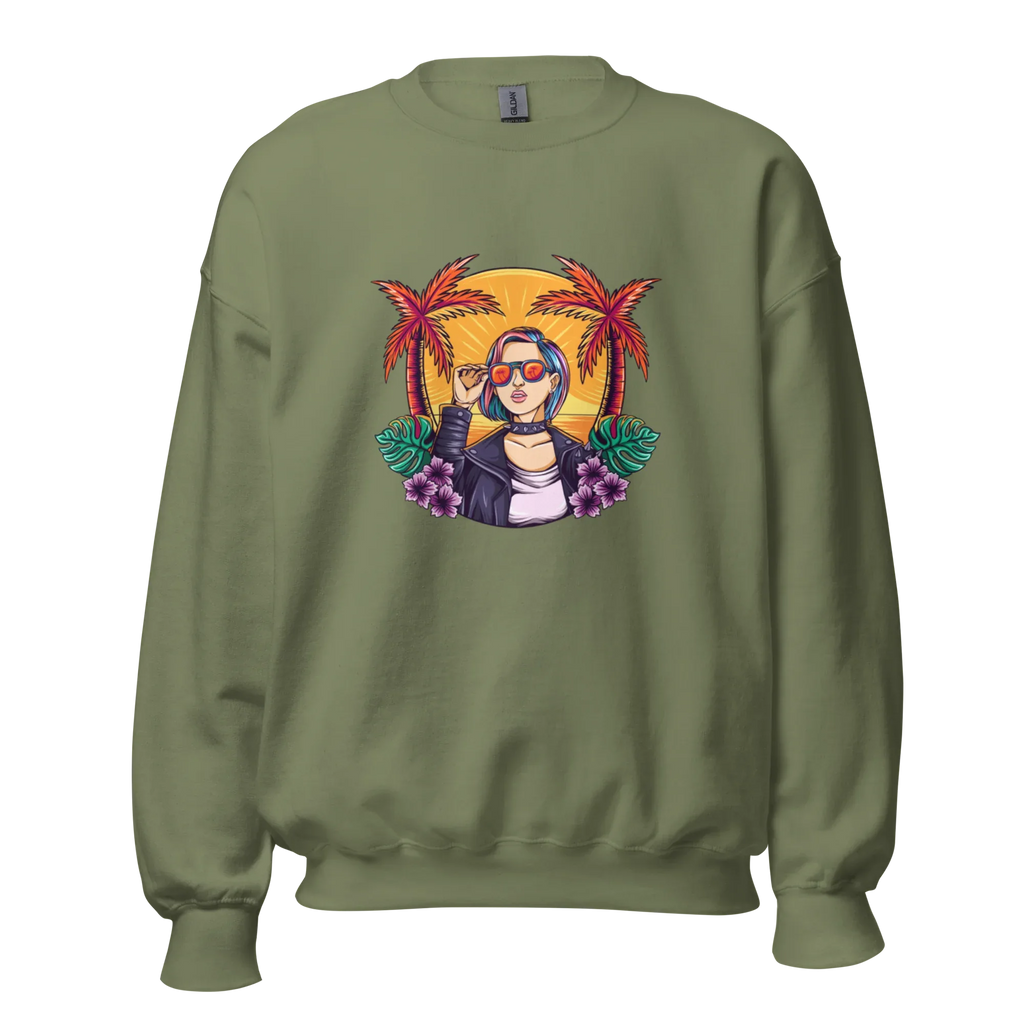 RELAXED COOL women’s sweatshirt - Black / S - Printoo Shop - 7762924_5434