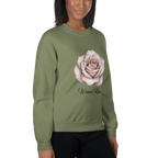 WIENER ROSE women’s sweatshirt - Military Green / S - Printoo Shop - 3120134_13005