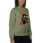 NEON REX women’s sweatshirt - Red / S - Printoo Shop - 5554406_5442