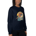 BEAUTY IN BLOOM women’s sweatshirt - Black / S - Printoo Shop - 6160845_5434