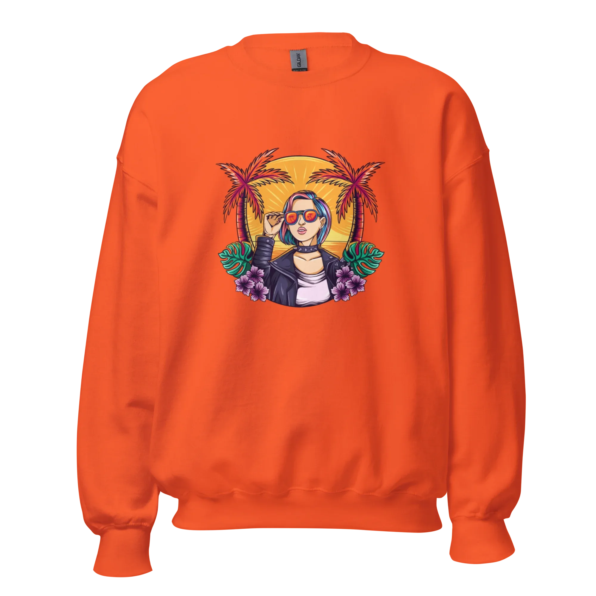 RELAXED COOL women’s sweatshirt - Black / S - Printoo Shop - 7762924_5434