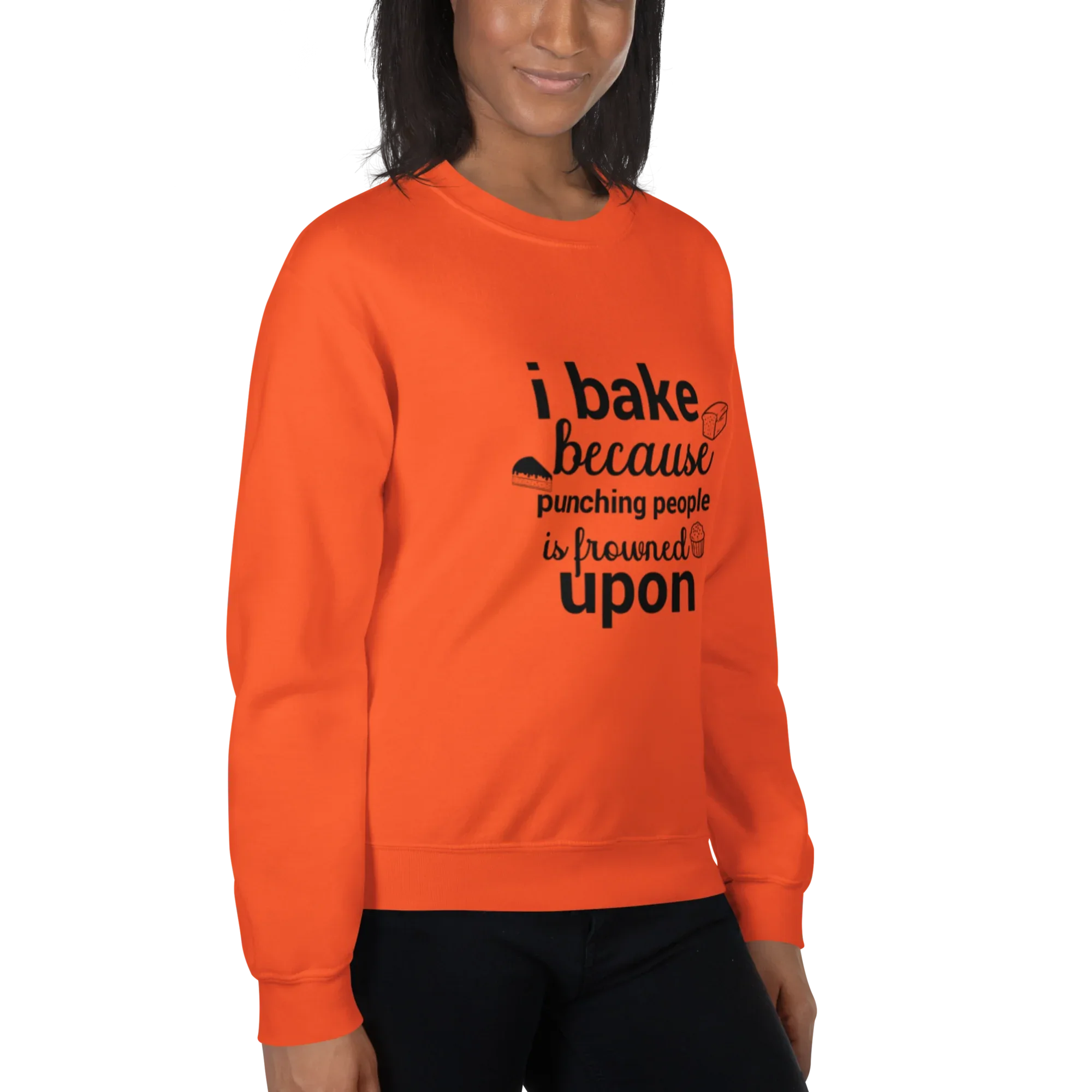 BAKE THERAPY women’s sweatshirt - Red / S - Printoo Shop - 7748760_5442