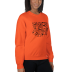 DOODLE VIBES women’s sweatshirt - Red / S - Printoo Shop - 4139913_5442