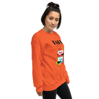RETRO VIBE TAPE ART women’s sweatshirt - Orange / S - Printoo Shop - 7415330_22650