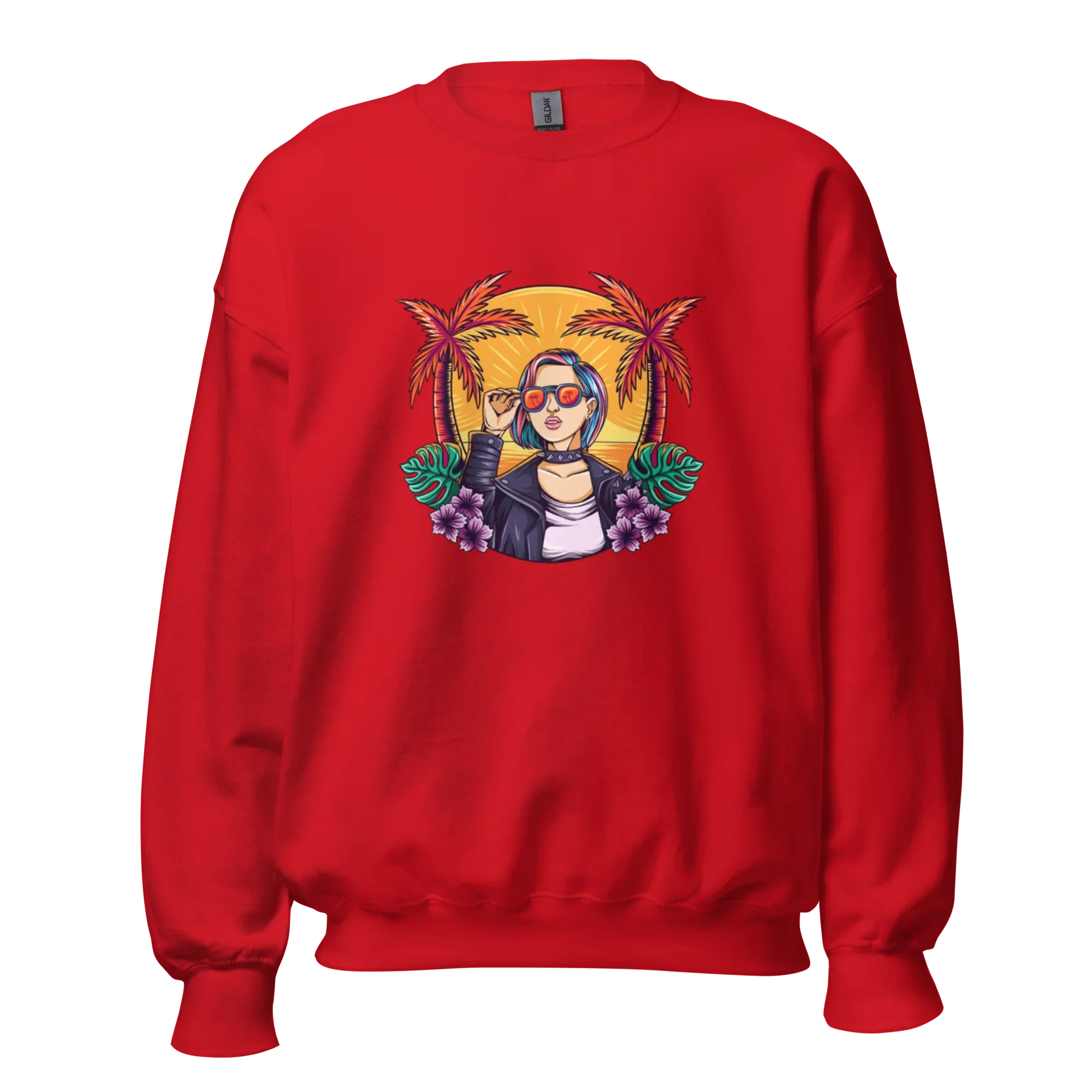 RELAXED COOL women’s sweatshirt - Black / S - Printoo Shop - 7762924_5434