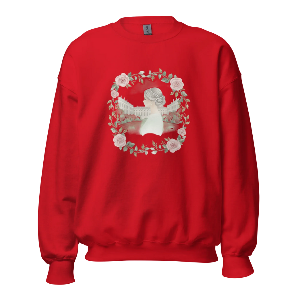 ROSENWREATH women’s sweatshirt - Red / S - Printoo Shop - 4067492_5442