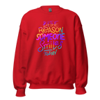 SMILE REASON women’s sweatshirt - Red / S - Printoo Shop - 9484834_5442