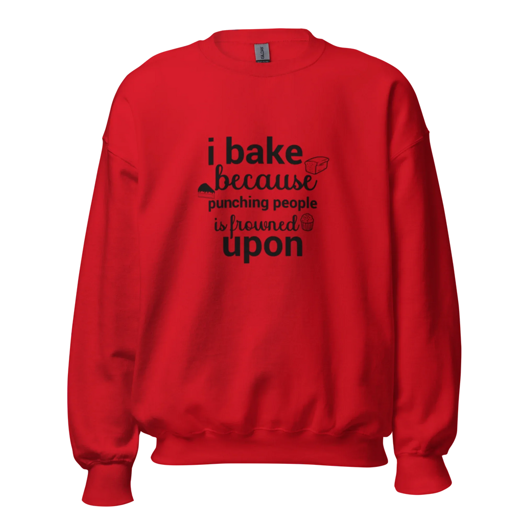 BAKE THERAPY women’s sweatshirt - Red / S - Printoo Shop - 7748760_5442