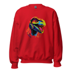 NEON REX women’s sweatshirt - Red / S - Printoo Shop - 5554406_5442