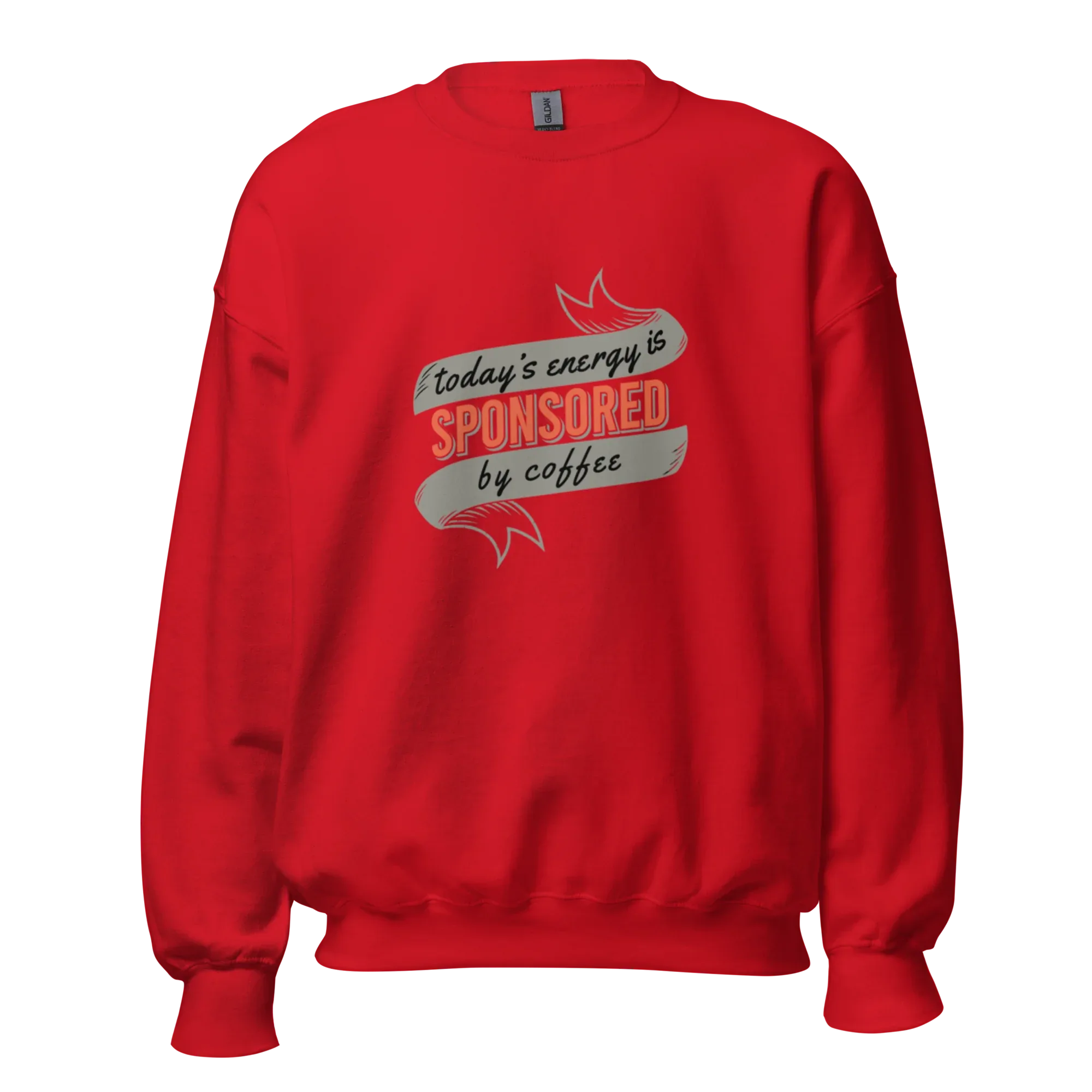 COFFEE SPONSOR women’s sweatshirt - Red / S - Printoo Shop - 6047843_5442