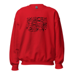 DOODLE VIBES women’s sweatshirt - Red / S - Printoo Shop - 4139913_5442
