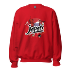 JAPAN HERITAGE ART women’s sweatshirt - Red / S - Printoo Shop - 8859988_5442