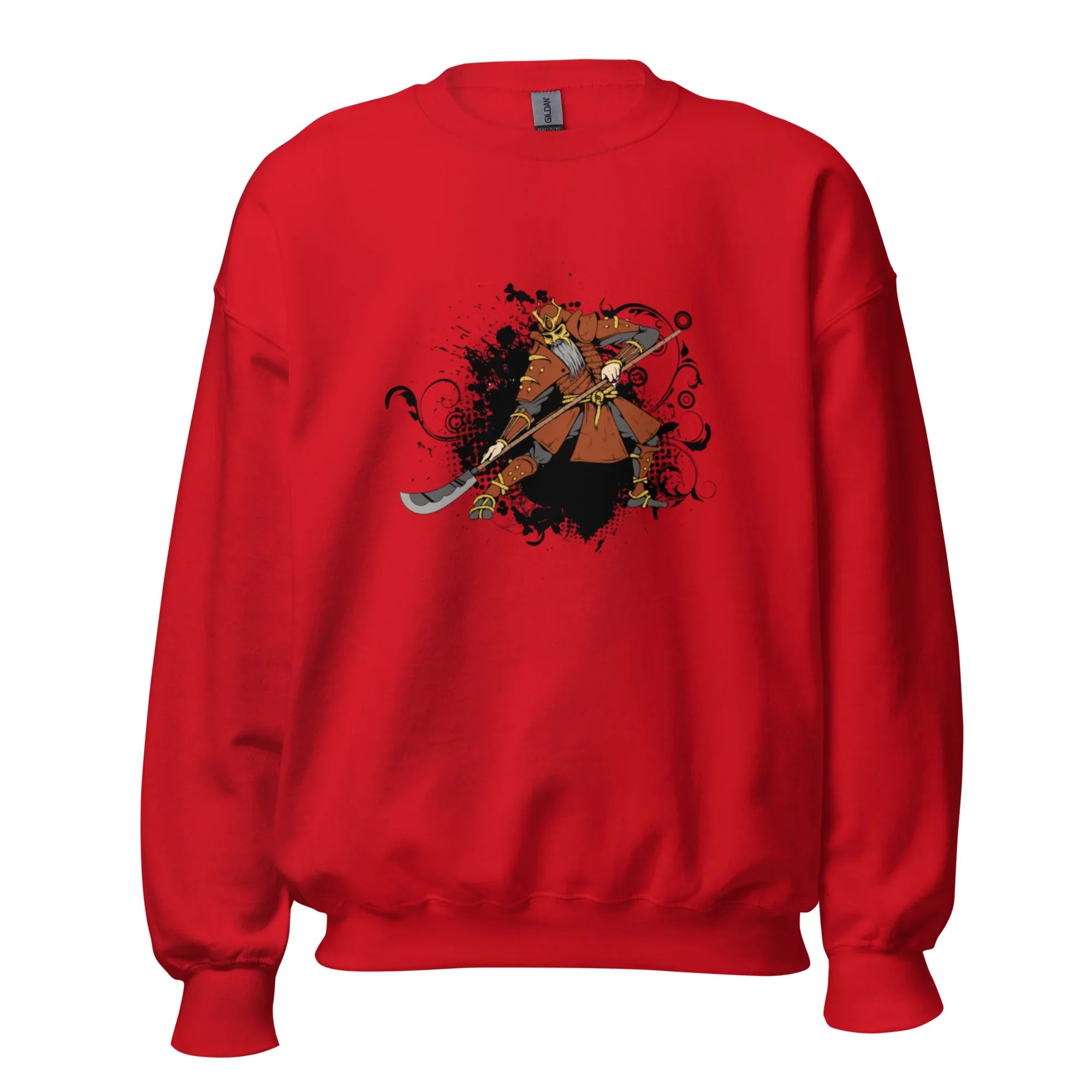 SAMURAI LEGEND women’s sweatshirt - Red / S - Printoo Shop - 7120673_5442