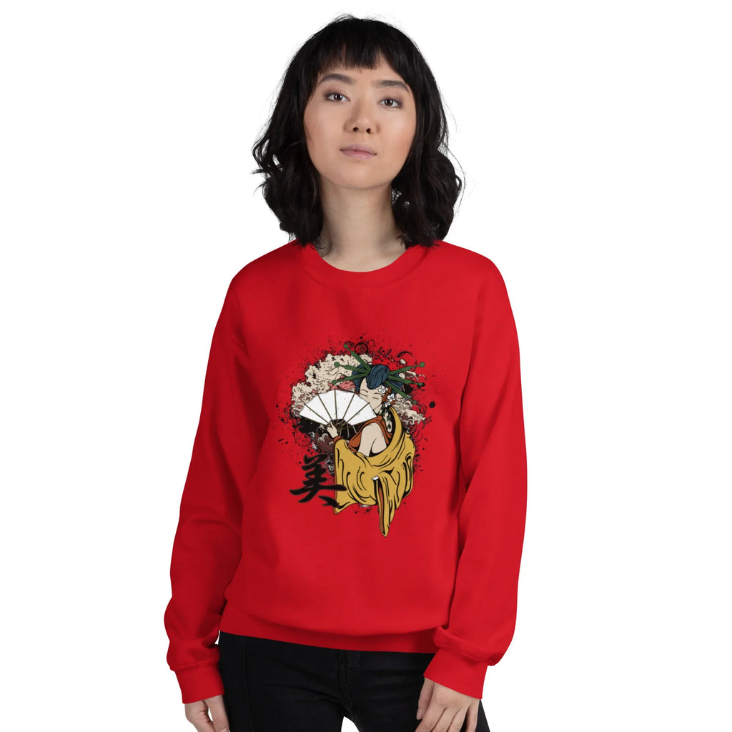 ELEGANCE OF THE EAST women’s sweatshirt - Black / S - Printoo Shop - 8986752_5434