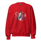 ARTISTIC GEISHA women’s sweatshirt - Red / S - Printoo Shop - 4216301_5442