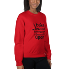 BAKE THERAPY women’s sweatshirt - Red / S - Printoo Shop - 7748760_5442