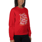 MONDAY REBEL women’s sweatshirt - Red / S - Printoo Shop - 8572608_5442