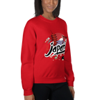 JAPAN HERITAGE ART women’s sweatshirt - Red / S - Printoo Shop - 8859988_5442