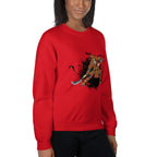 SAMURAI LEGEND women’s sweatshirt - Red / S - Printoo Shop - 7120673_5442