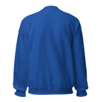 NEVER GIVE UP férfi pulóver - Királykék / S - Printoo Shop - 7242650_16870