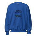 BAKE THERAPY men’s sweatshirt - Royal / S - Printoo Shop - 9286896_16870