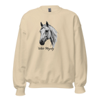 WHITE MAJESTY women’s sweatshirt - Sport Grey / S - Printoo Shop - 6385432_5514