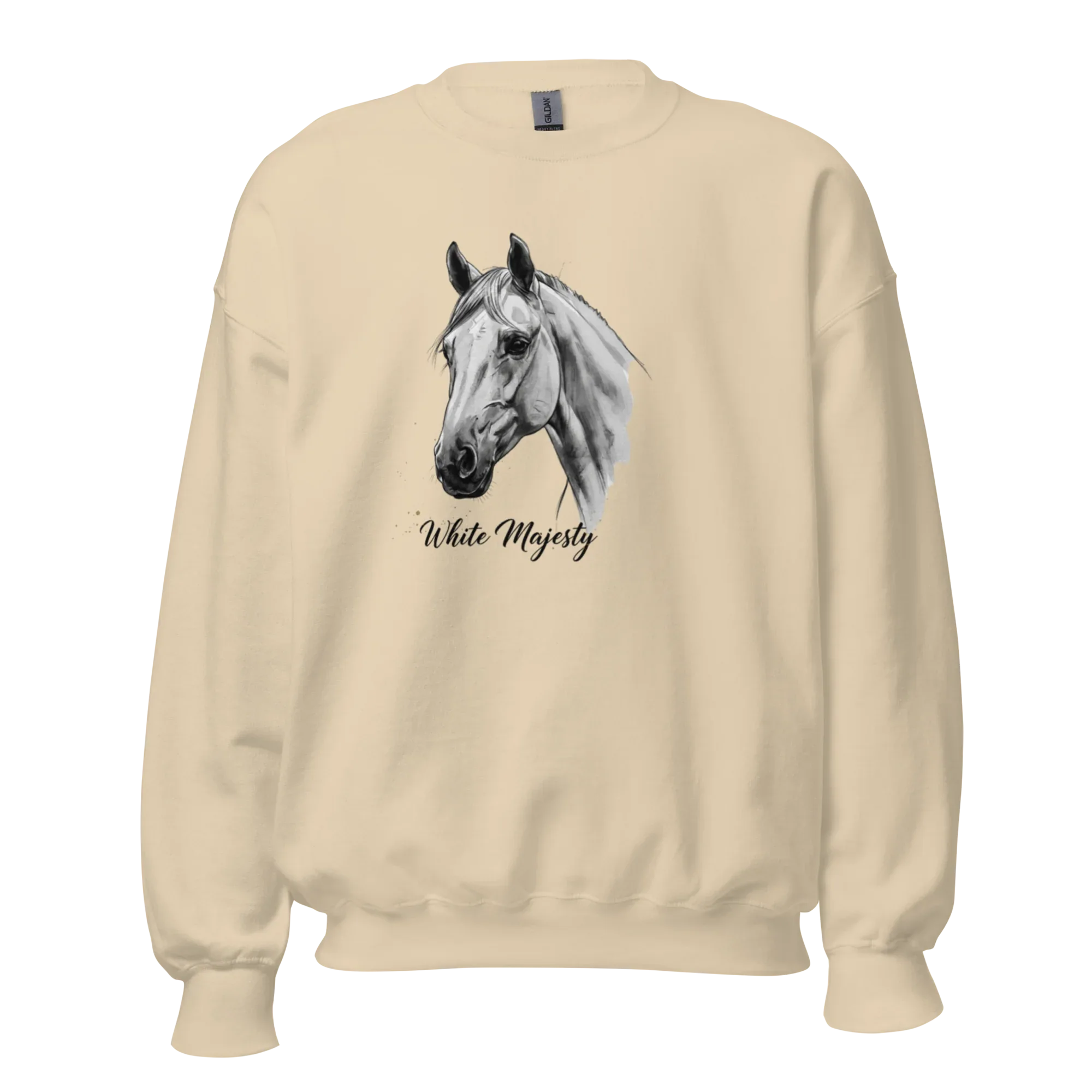 WHITE MAJESTY women’s sweatshirt - Sport Grey / S - Printoo Shop - 6385432_5514