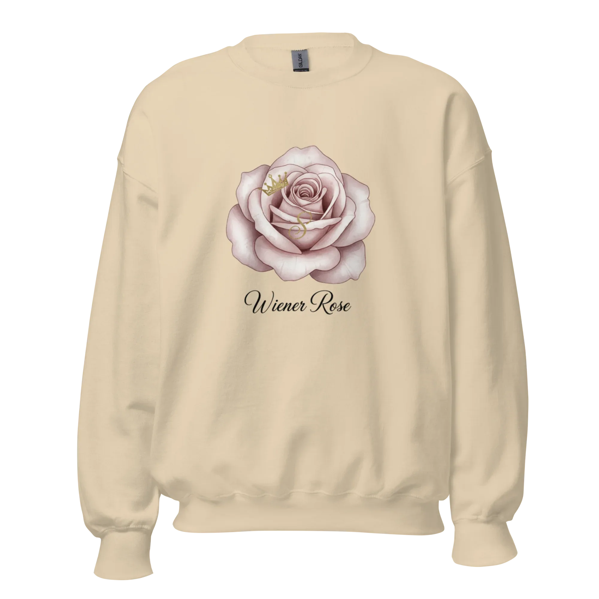 WIENER ROSE women’s sweatshirt - Military Green / S - Printoo Shop - 3120134_13005